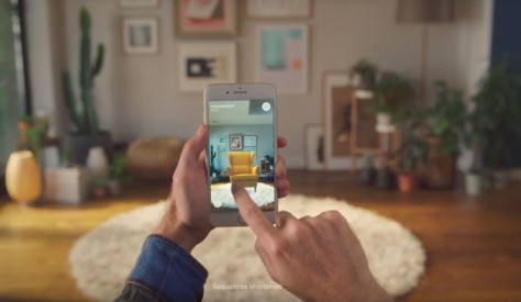 Application IKEA Place sur iOS 11, bel exemple de réalité augmentée