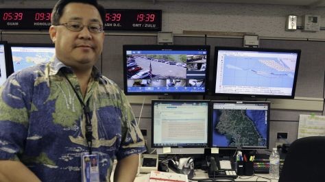 Un mot de passe de l'agence de sécurité d'Hawaï sur une photo sur le web